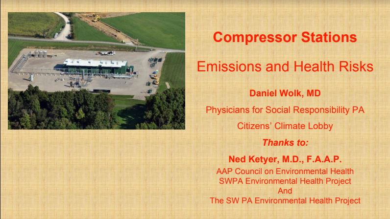 Health Risks of Compressor Stations - Presentation Slides